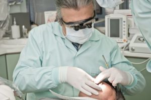 dentist in work